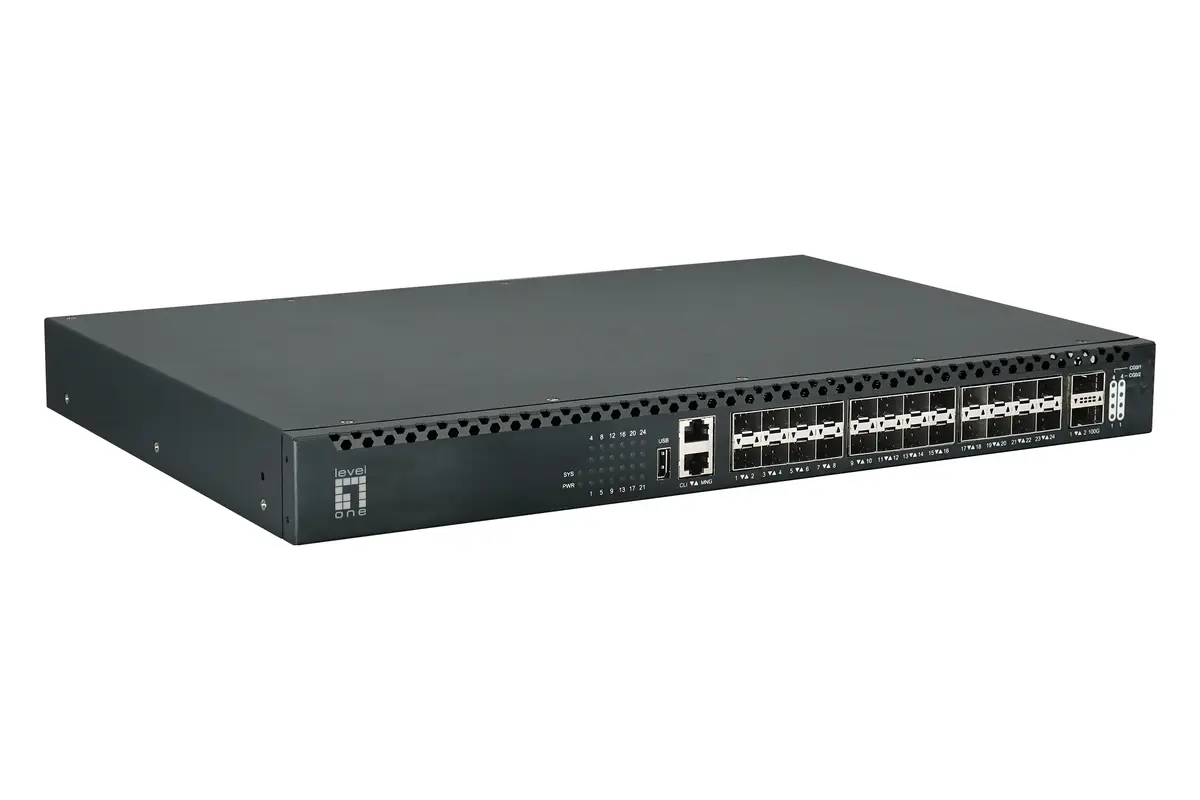 LevelOne 26-Port L3 Managed TOR Fiber Switch Photo 3