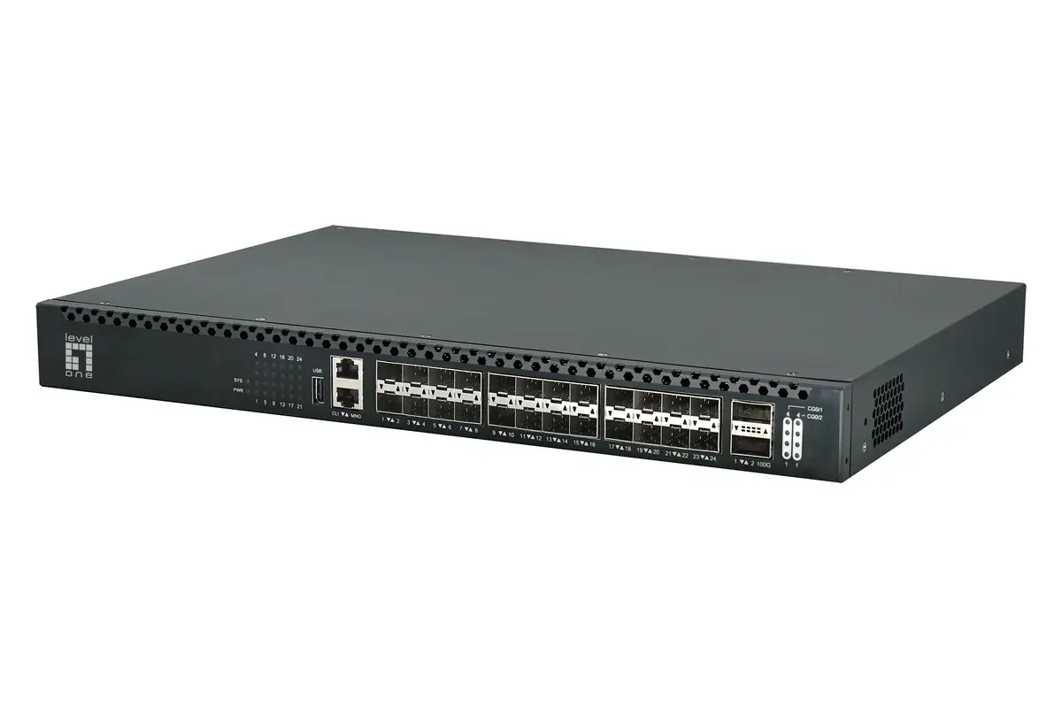 LevelOne 26-Port L3 Managed TOR Fiber Switch Photo 4