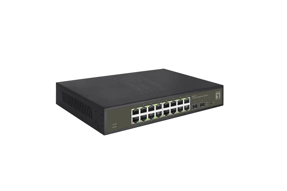 LevelOne Hilbert GES-2118 18-portu Gigabit komutators Photo 4