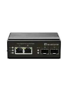 LevelOne IGP-0432 nepārvaldāms Gigabit Ethernet tīkla komutators ar 2 PoE portiem