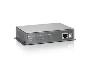 LevelOne GEP-0521 5-portu Gigabit PoE komutators, 802.3at/af, 115W
