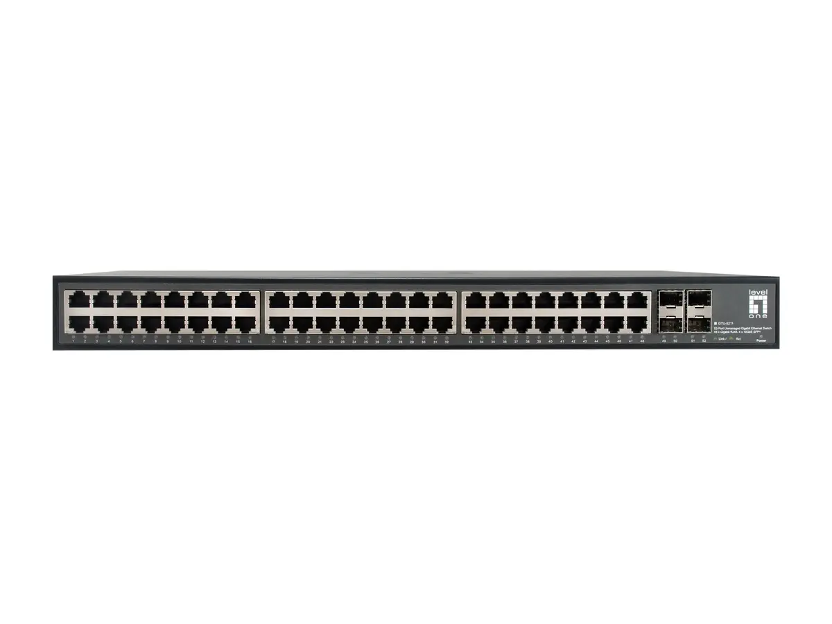 LevelOne GTU-5211 nepārvaldāms Gigabit Ethernet komutators Photo 2