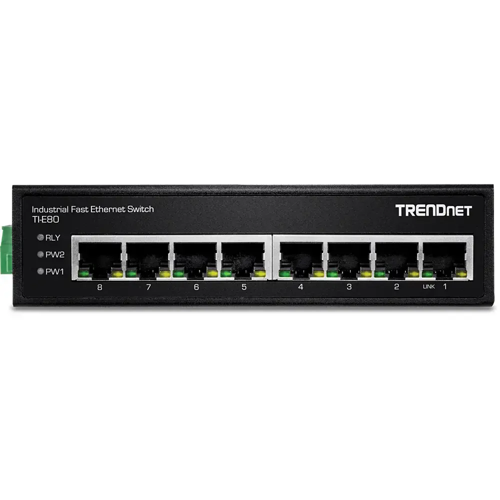 Trendnet TI-E80 8-portu rūpnieciskais tīkla komutators Photo 3