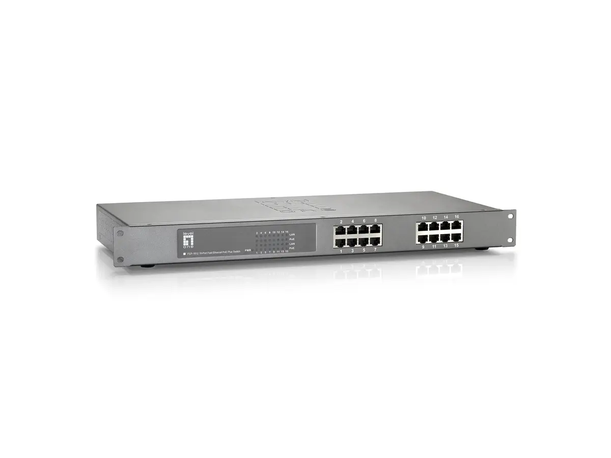 LevelOne FEP-1612W120 16-portu PoE komutators Photo 2
