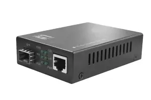 Гигабитный медиаконвертер LevelOne RJ45 в SFP с поддержкой PoE PSE