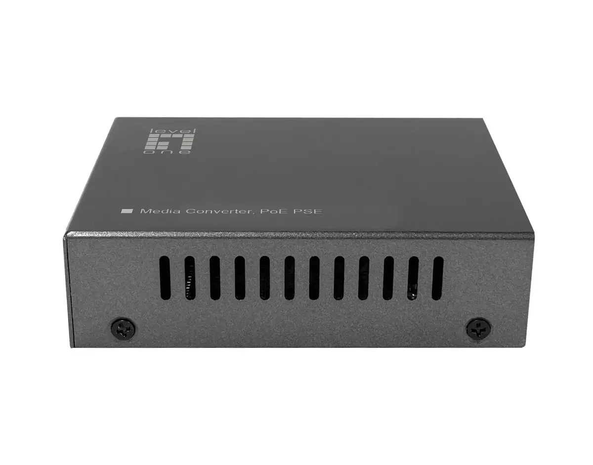 Гигабитный медиаконвертер LevelOne RJ45 в SFP PoE PSE Photo 2