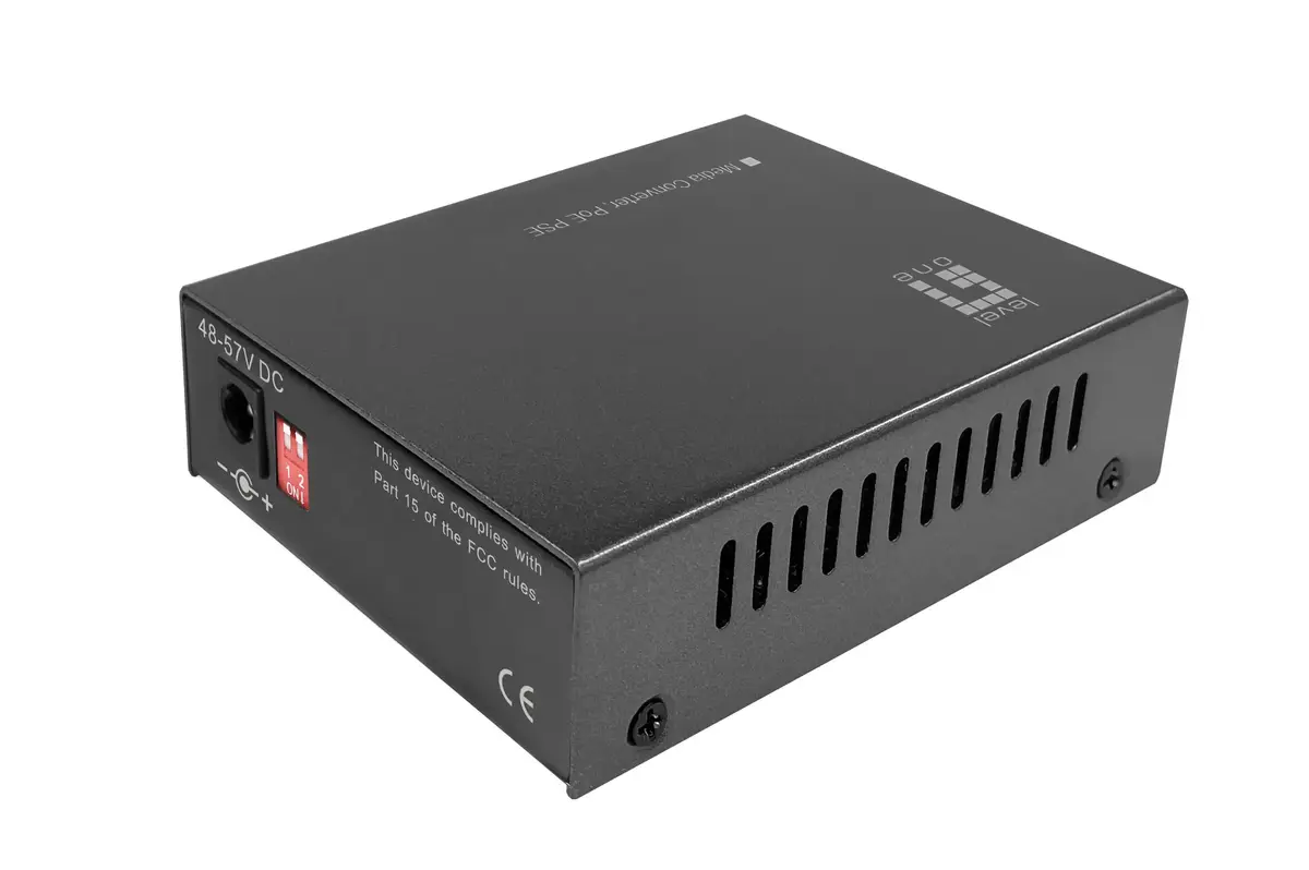 Гигабитный медиаконвертер LevelOne RJ45 в SFP PoE PSE Photo 3
