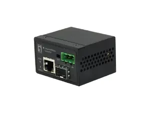 LevelOne IEC-4000 Industrial Fast Ethernet Media Converter RJ45 to SFP