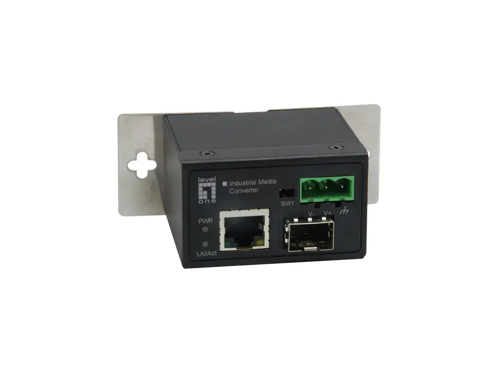 LevelOne IEC-4000 Industrial Media Converter RJ45 to SFP Photo 2