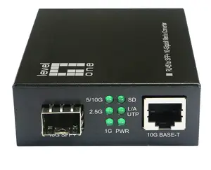 LevelOne RJ45 to SFP+ 10-Gigabit Media Converter, 10000 Mbit/s