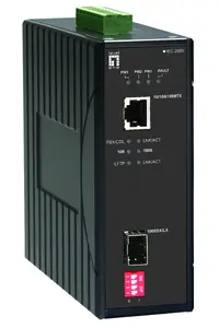 LevelOne IEC-2000 Industrial Gigabit Media Converter RJ45 to SFP