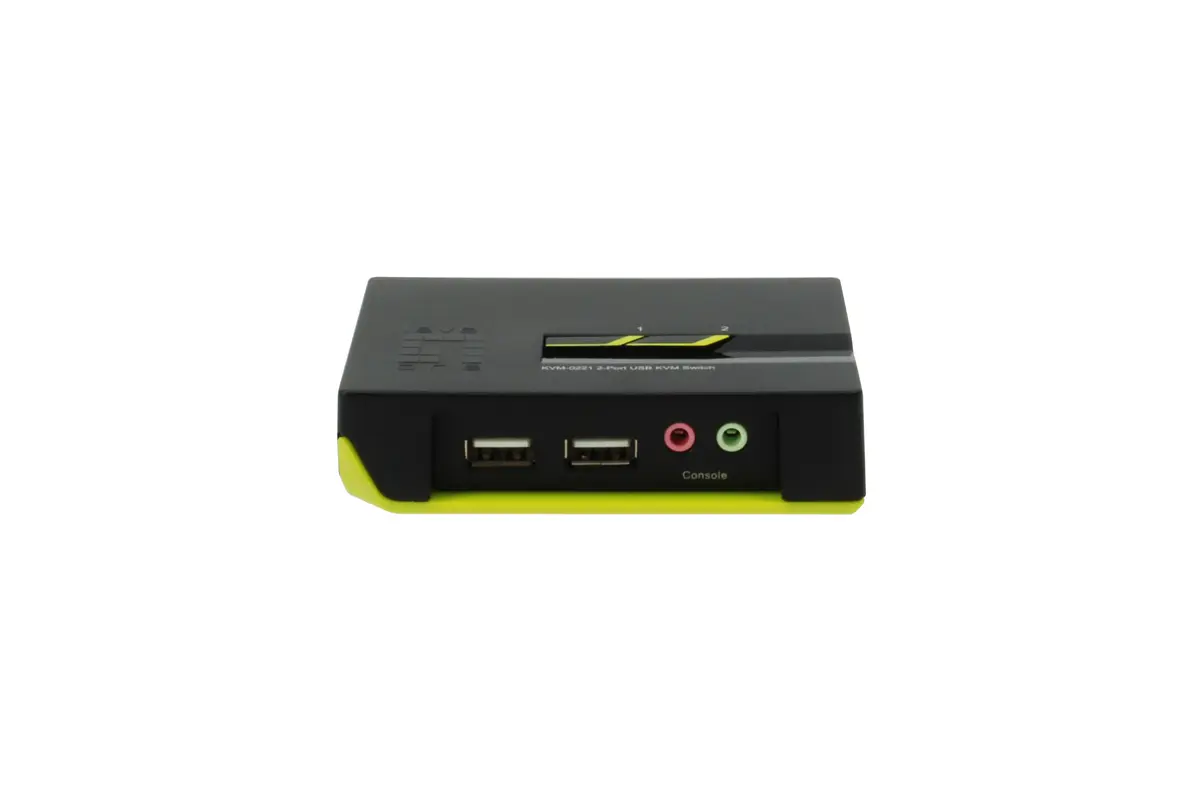 LevelOne KVM-0221 2-portu USB VGA KVM slēdzis Photo 5