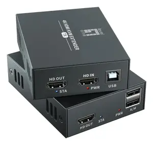 Комплект удлинителя AV LevelOne HVE-8111, 4K/60Гц, 100м, Cat6