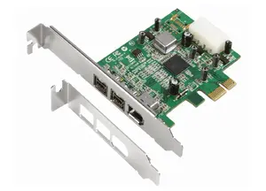 Dawicontrol DC-FW800 FireWire PCIe Host Adapter with Texas Instruments XIO2213B Chipset
