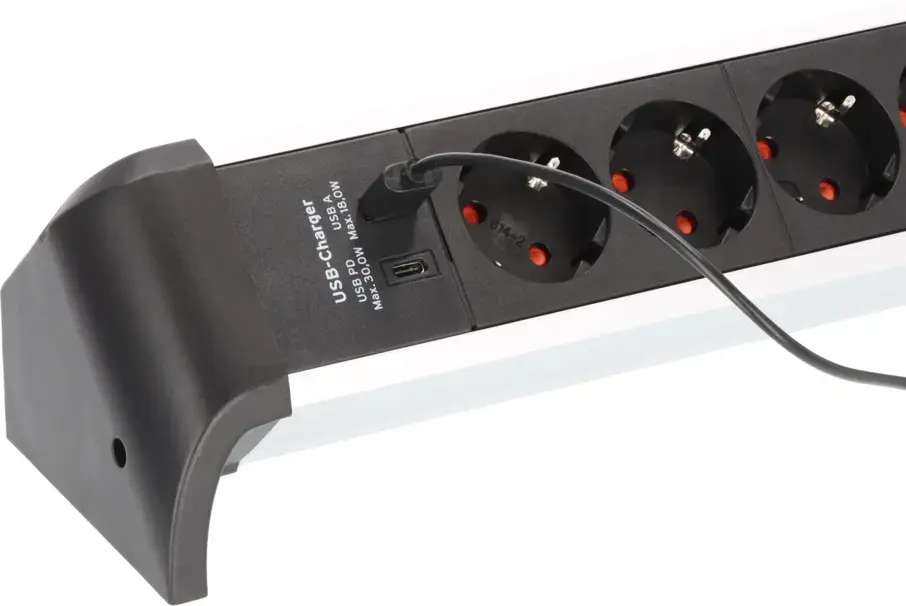 Brennenstuhl strāvas pagarinātājs ar 4 ligzdām un USB 1.8m Photo 3