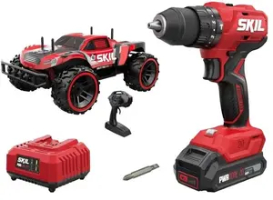 18V Impact Drill with 2Ah Battery and RC Car Set
