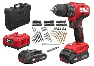 Cordless Drill 3021HC 20V with 2x2Ah Batteries