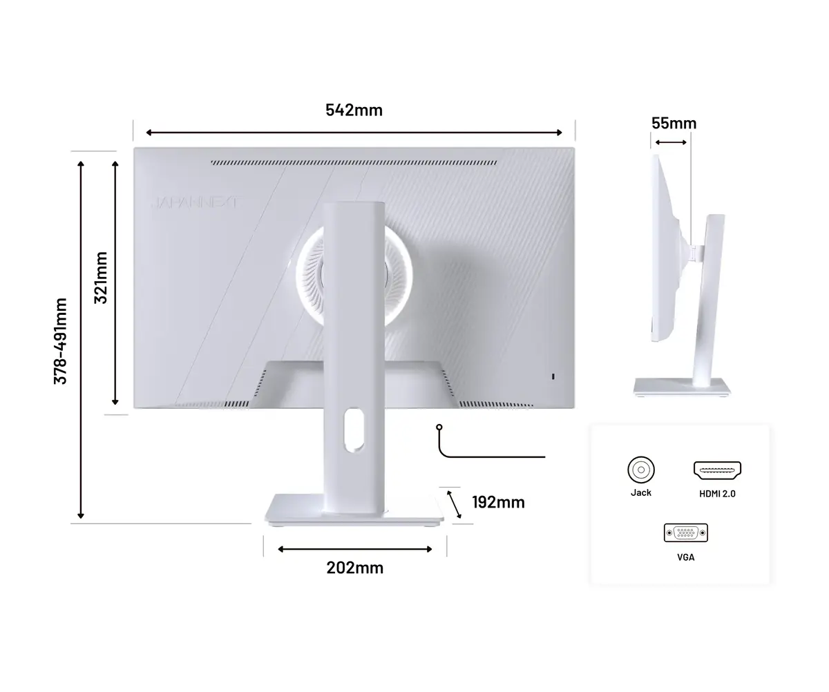 JAPANNEXT JN-I238FHD120F-HSP-W 23.8" Full HD monitors Photo 4