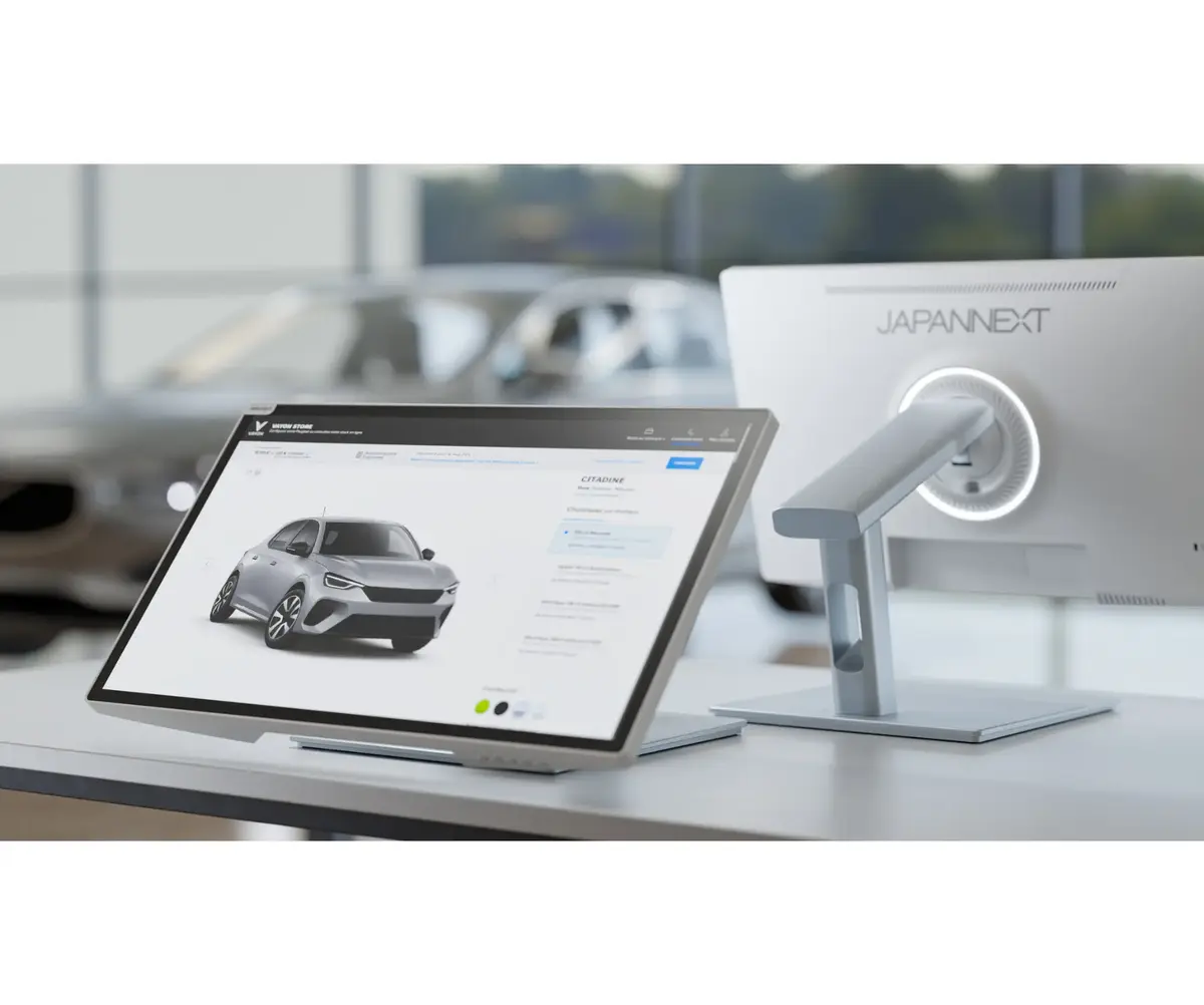 JAPANNEXT JN-IPS2152FHDR-C65W-FLD-T 21.5" skārienjutīgs monitors Photo 9