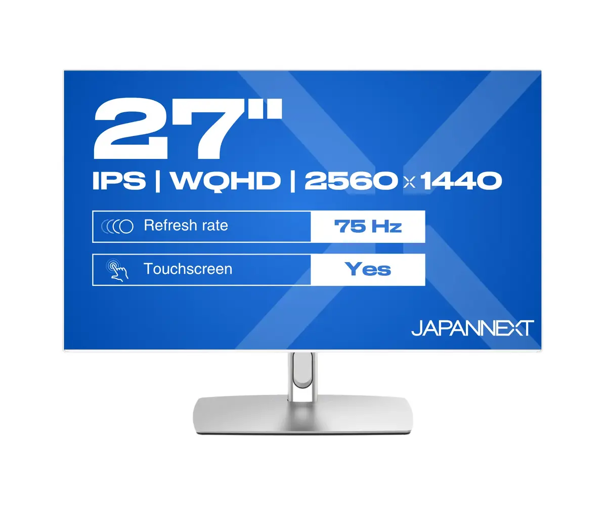 JAPANNEXT JN-IPS27WQHDR-C65W-FLD-T 27" WQHD IPS skārienjutīgs monitors Photo 2