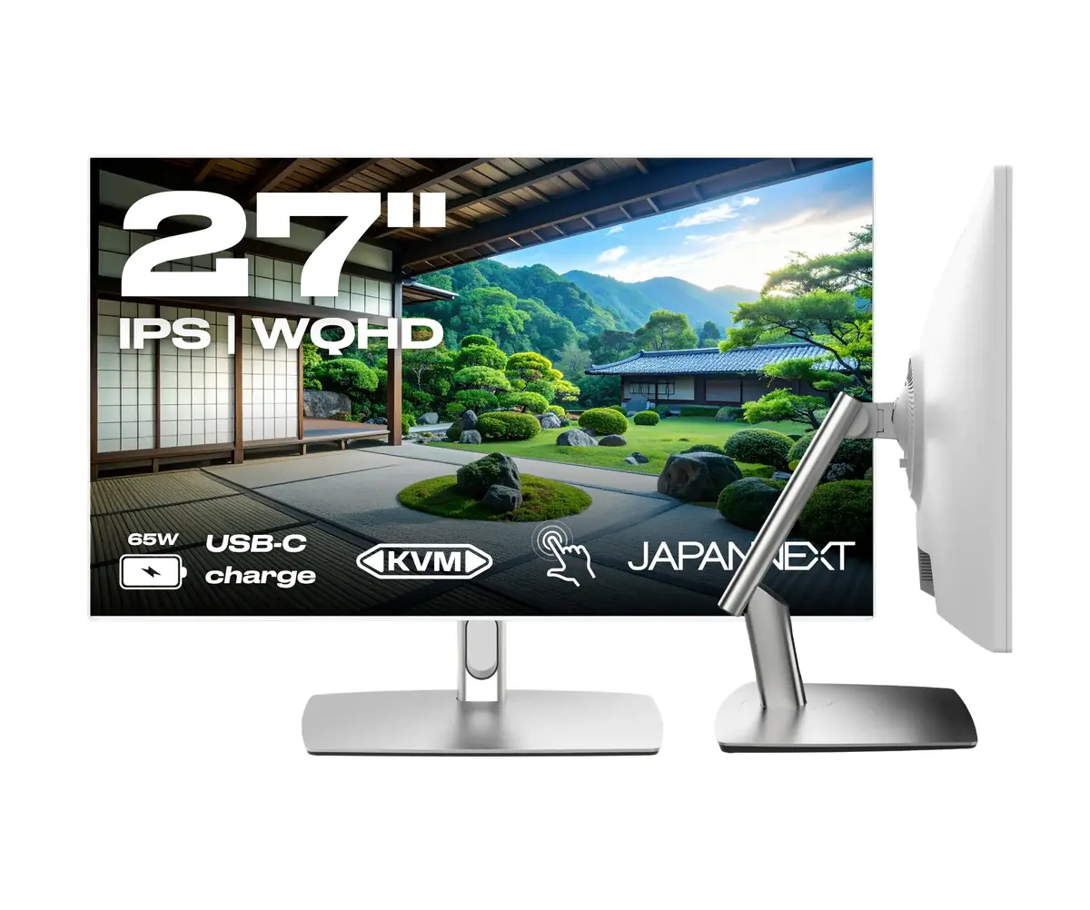 JAPANNEXT JN-IPS27WQHDR-C65W-FLD-T 27" WQHD IPS skārienjutīgs monitors Photo 5