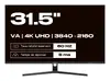 JAPANNEXT JN-V315UHDR 31.5" 4K Ultra HD monitors Photo 2