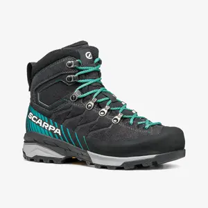 Sieviešu pārgājienu apavi Scarpa Mescalito TRK GTX, tumši antracīta - tropu zaļā krāsā