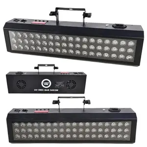 LIGHT4ME UV DMX BAR 54x3W ultravioletās gaismas LED josla