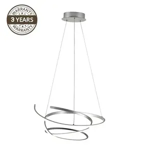 Piekārta lampa Lotus 19058P, 40W LED, diametrs 54 cm