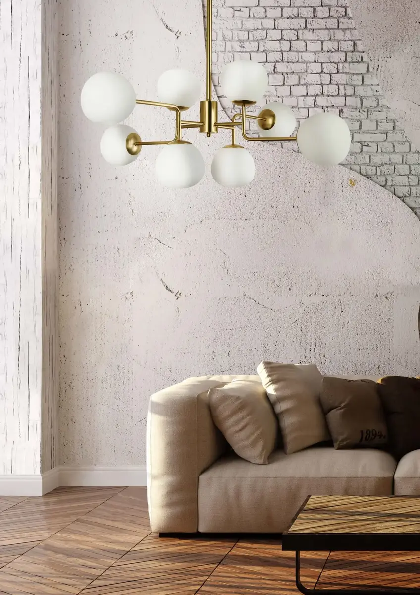 Maytoni Erich MOD221-PL-08-G piekaramā lampa | 8 gaismekļi Photo 6