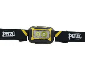 Petzl ARIA 2 Headlamp, 450 Lumens, Black/Yellow