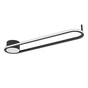LED Ceiling Luminaire 24W CCT Black