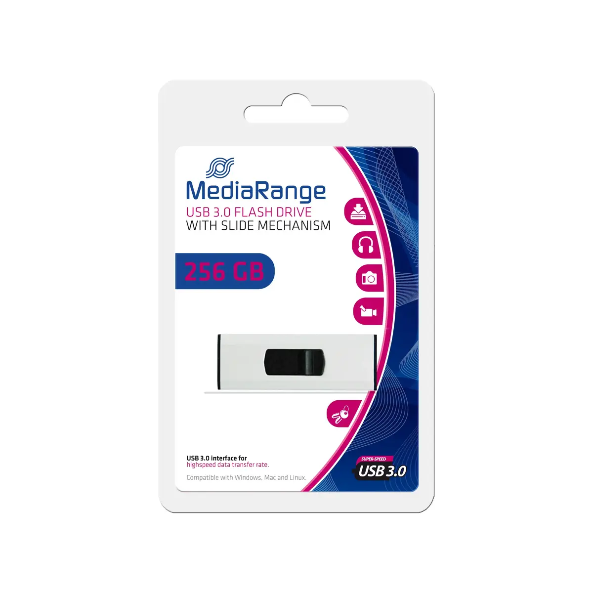 MediaRange MR919 256 GB USB Flash Drive Photo 2