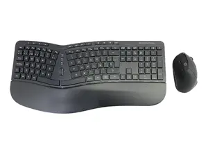 Conceptronic ORAZIO ERGO Wireless Ergonomic Keyboard and Mouse Kit, Spanish QWERTY Layout