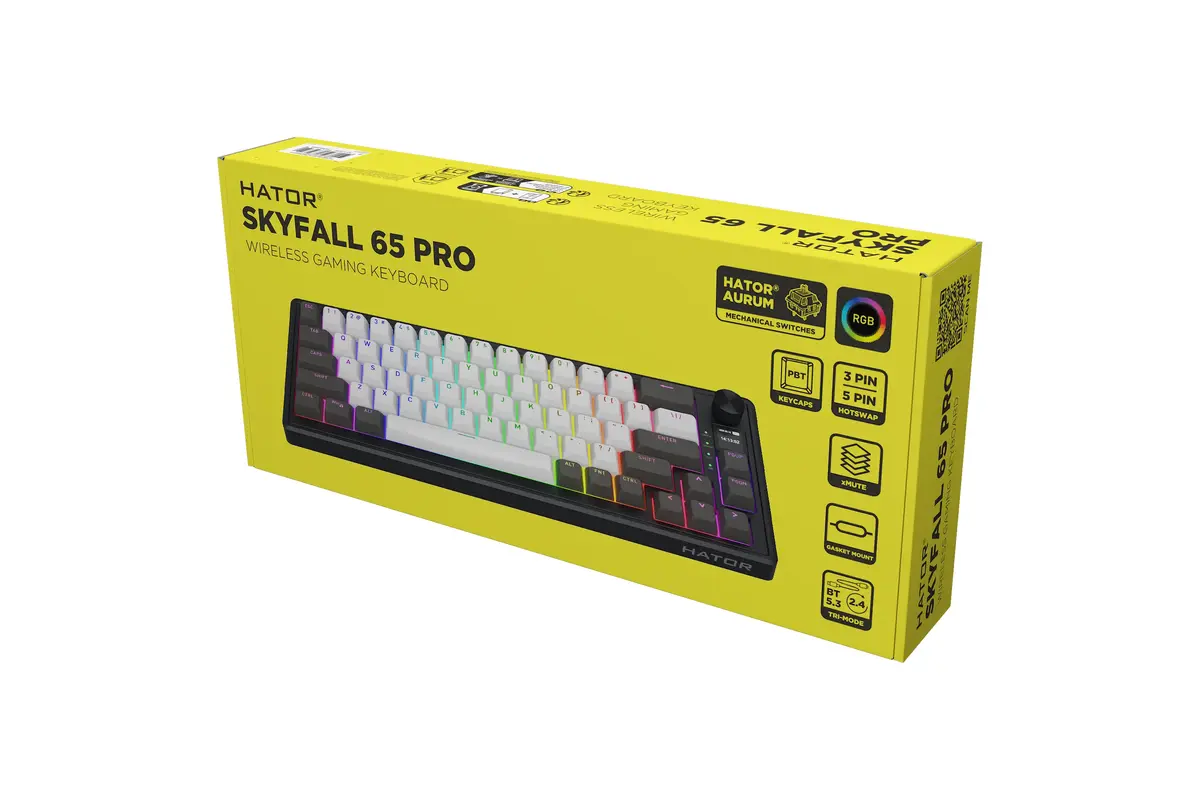 HATOR Skyfall Pro Wireless 65 mehāniskā spēļu tastatūra Photo 7