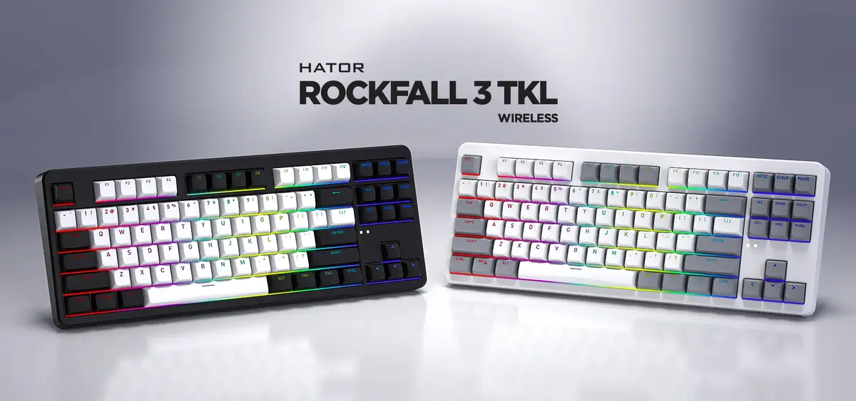 Mehāniskā tastatūra HATOR Rockfall 3 TKL Wireless Photo 9
