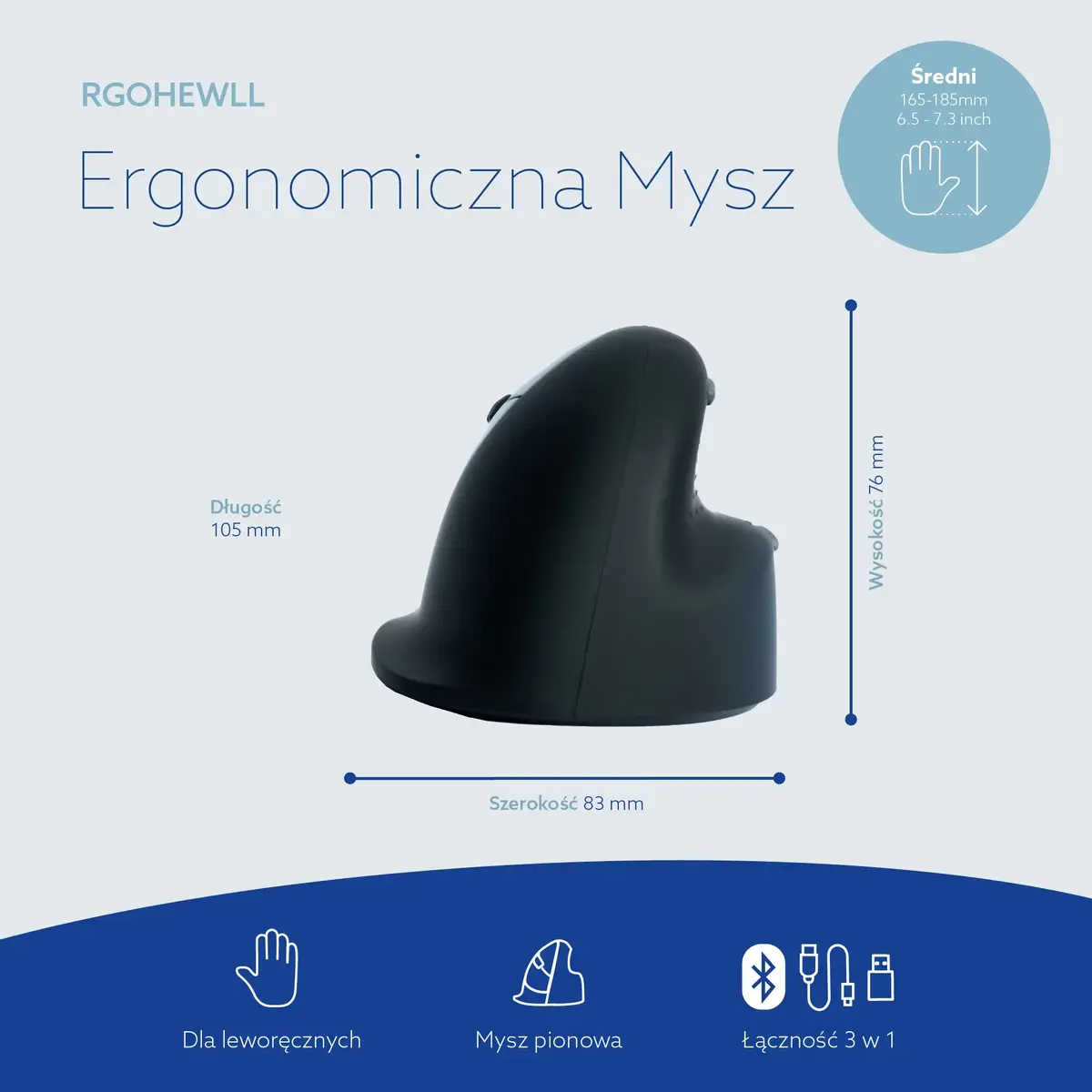 R-Go Tools Numpad Break ergonomiska ciparu tastatūra Photo 5