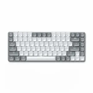 Механическая клавиатура Satechi SM1, Tenkeyless, USB и Bluetooth, QWERTY английская, серо-белая