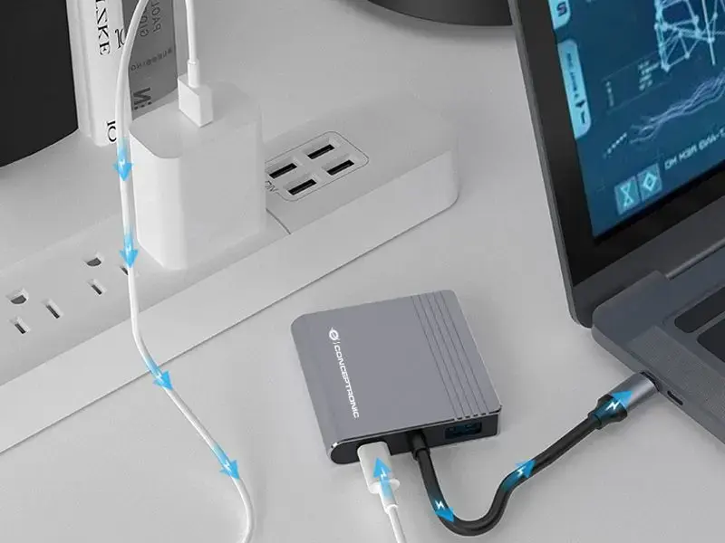 Док-станция для ноутбука Conceptronic DONN13G USB-C Photo 6