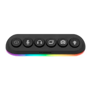 USB-концентратор Streamplify HUB DECK 5 с 4 портами USB 3.0 и 1 портом USB 2.0, черный