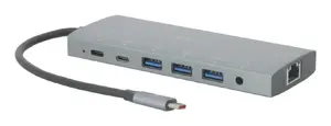 Док-станция Mobilis 020028 USB-C 12-в-1 с поддержкой Power Delivery 100 Вт