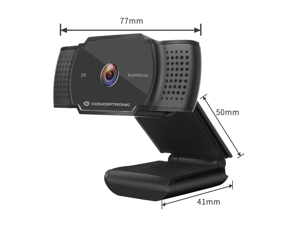 Conceptronic AMDIS 2K Super HD tīmekļa kamera Photo 2