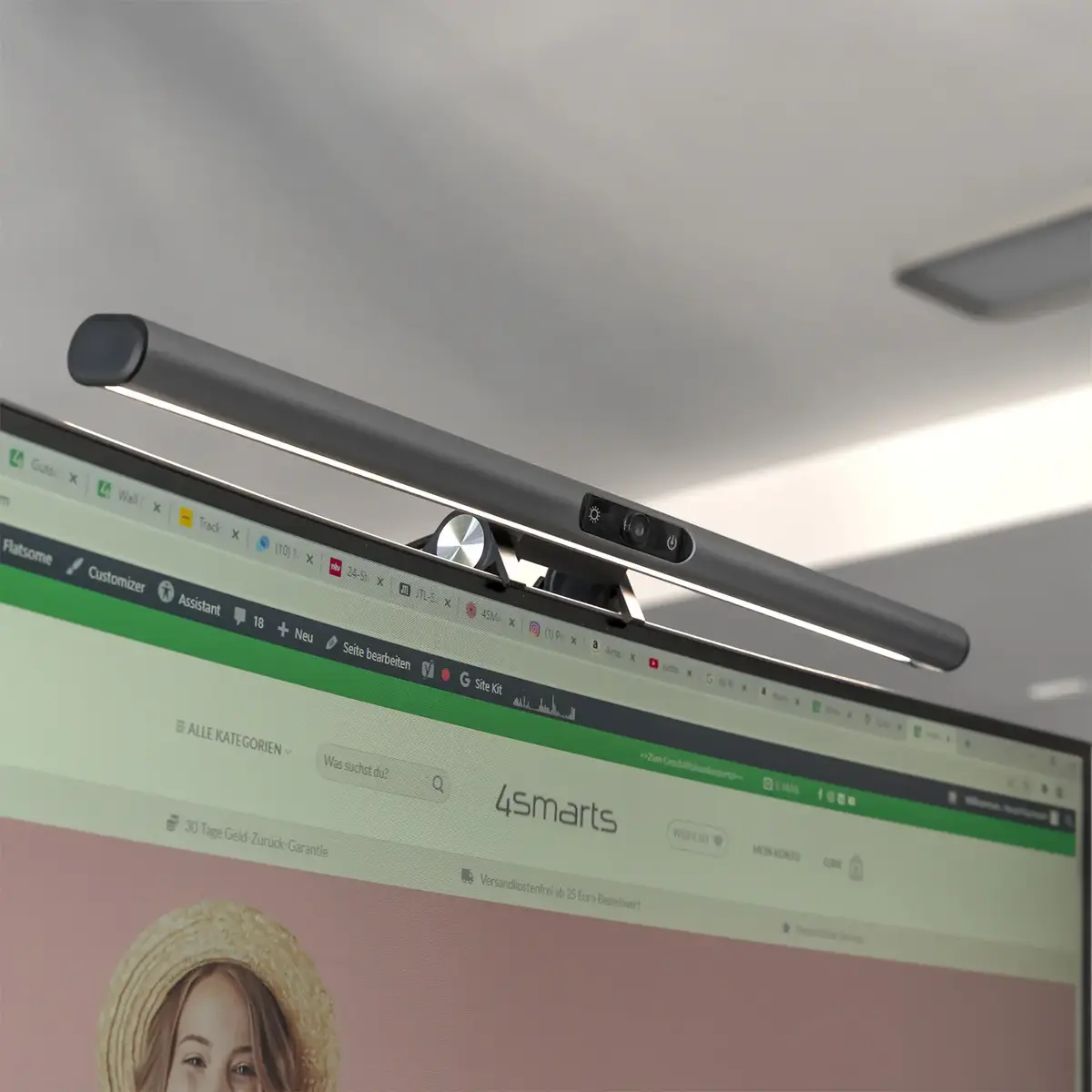 Мониторная лампа 4smarts 2in1 LightBar Pro с FullHD камерой Photo 7