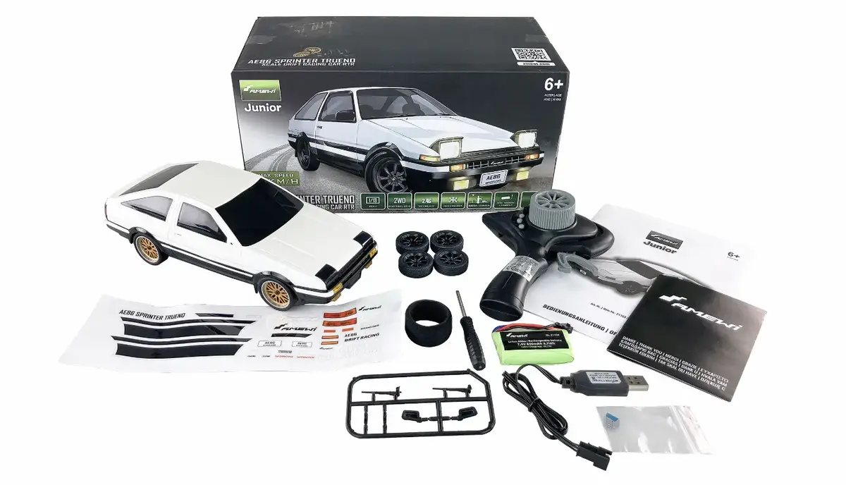 Amewi AE86 Trueno RC sacīkšu auto 1:18 Photo 2