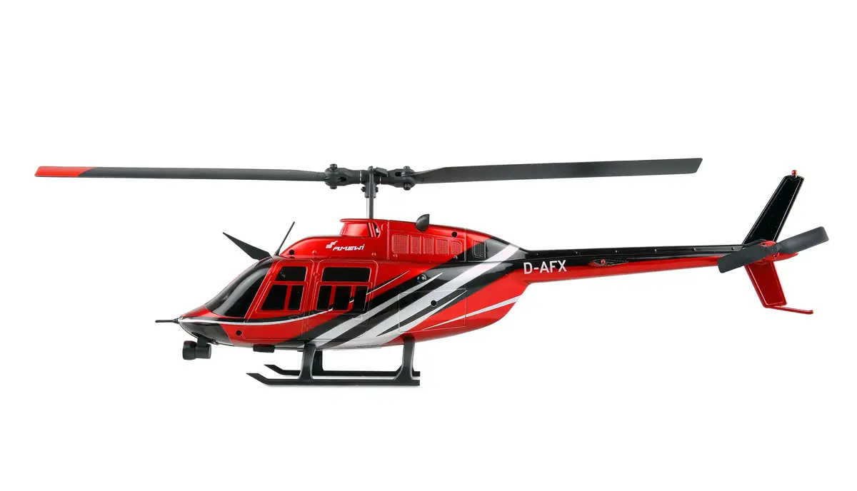 Amewi Bell 206 Jet Ranger tālvadības helikopters Photo 2