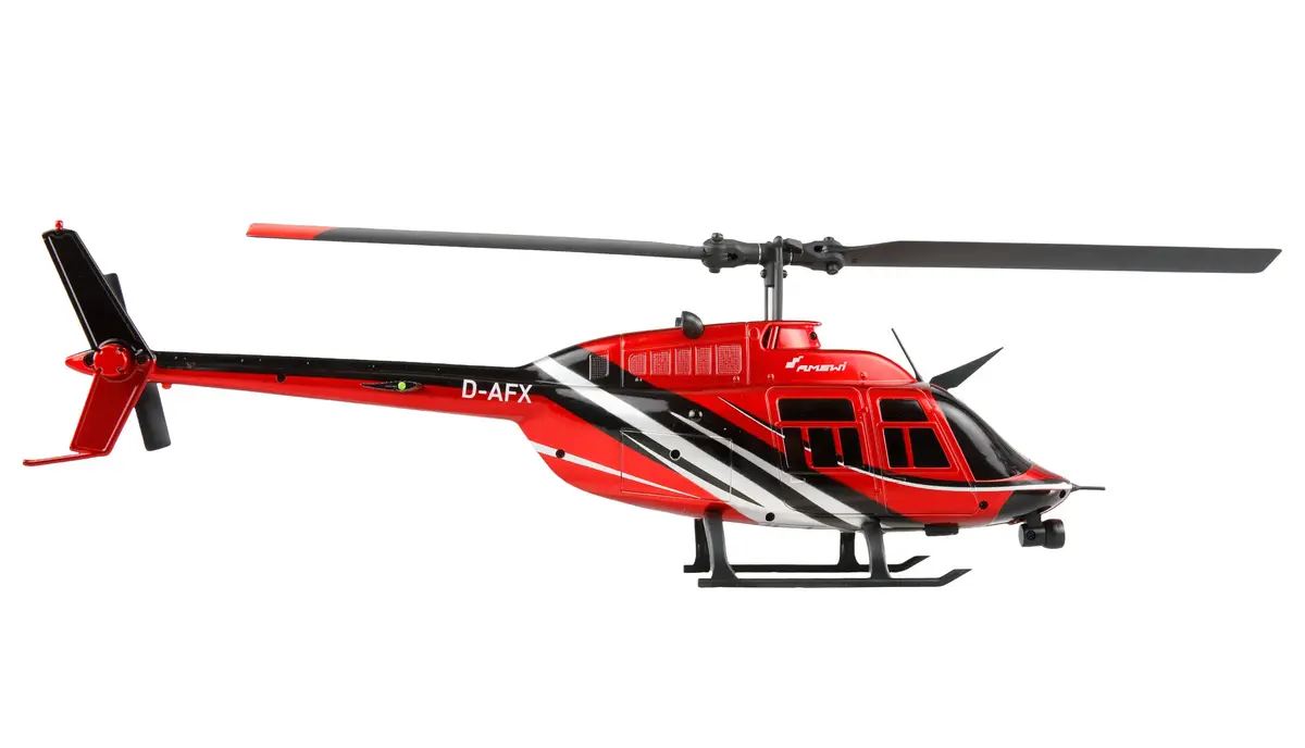 Amewi Bell 206 Jet Ranger tālvadības helikopters Photo 5