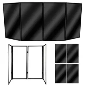 STAND4ME DJ Parawan Compact BK DJ Booth Screen