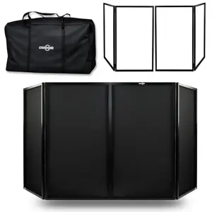 STAND4ME DJ Parawan Compact BK Set DJ Screen