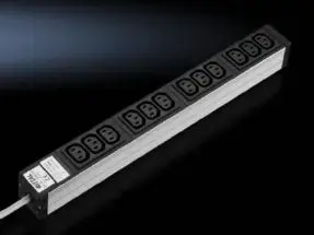 Rittal DK 7240.200 Power Distribution Unit, 12 x C13 Outlets, 2 m Cable