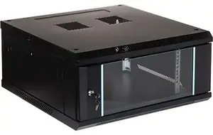 Eprado EPRADO-R19-4U/600-BLUE Wall-Mounted Rack Cabinet 19-inch 4U 600mm Depth